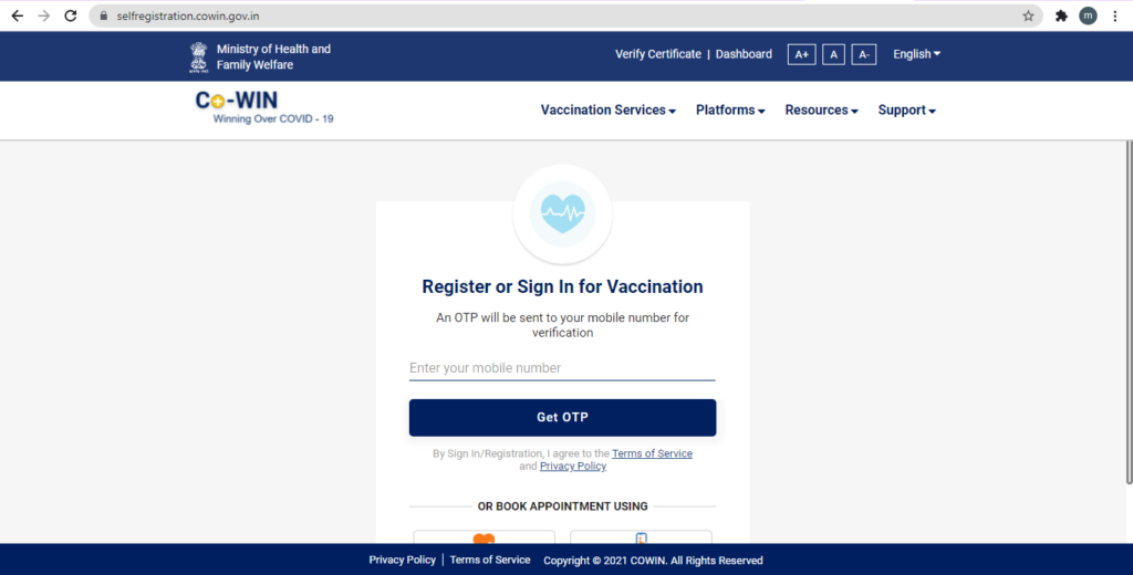 vaccine certificate download